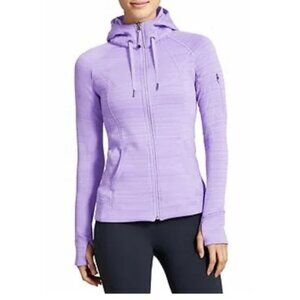 Athleta Space Dye Strength Hoodie -  Light Purple Space Dye - Full Zip